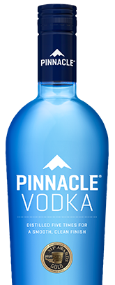 High Quality Bottles And Aesthetic Design With Pinnacle Original Vodka.