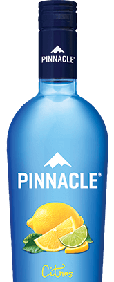 High quality bottles and aesthetic design with citrus vodka from Pinnacle.