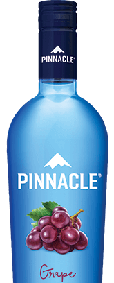 High quality bottles and aesthetic design with grape vodka from Pinnacle.