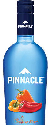 High quality bottles and aesthetic design with habanero vodka from Pinnacle.