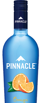High Quality Bottles And Aesthetic Design With Orange Flavored Vodka From Pinnacle.