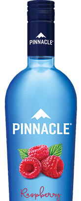 High Quality Bottles And Aesthetic Design With Raspberry Vodka From Pinnacle.