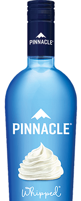 High quality bottles and aesthetic design with whipped cream vodka from Pinnacle.