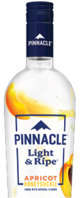 High Quality Bottles And Aesthetic Design With Apricot Vodka From Pinnacle.