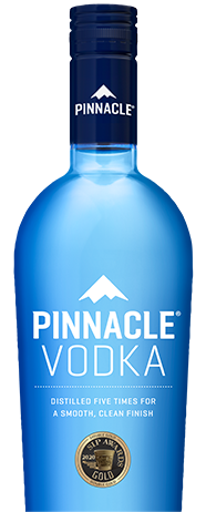 Great vodka and great bottle design with vodka from pinnacle Vodka.