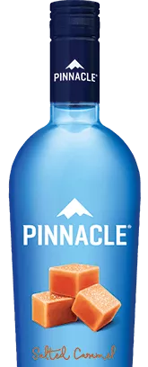 Bottle of PINNACLE SALTED CARAMEL Vodka